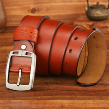 Cargar imagen en el visor de la galería, High Quality Genuine Leather Luxury Strap Belt