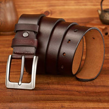 Cargar imagen en el visor de la galería, High Quality Genuine Leather Luxury Strap Belt