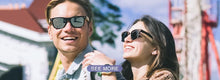 Cargar imagen en el visor de la galería, Handmade  Polarized Lens Bamboo &amp;Plastic Frame Sunglasses