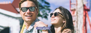 Handmade  Polarized Lens Bamboo &Plastic Frame Sunglasses