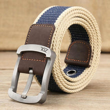 Load image into Gallery viewer, Military canvas belts for jeans