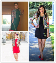 Load image into Gallery viewer, Embroidery Tribal Vintage Autumn Coat