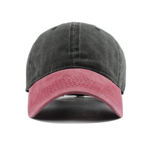 Mixed colors Washed Denim Baseball Cap