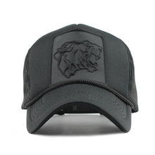 Cargar imagen en el visor de la galería, Hip Hop Black leopard Print Curved Baseball Caps