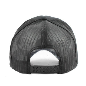 Hip Hop Black leopard Print Curved Baseball Caps