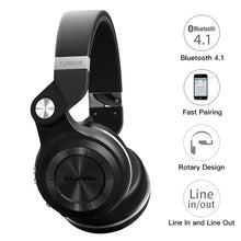 Load image into Gallery viewer, Original Bluedio T2S headphones with microphone wireless Bluetooth