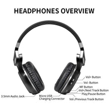 Load image into Gallery viewer, Original Bluedio T2S headphones with microphone wireless Bluetooth