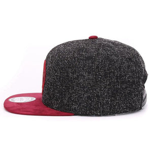 Snapback NY round triangle embroidery flat brim baseball cap