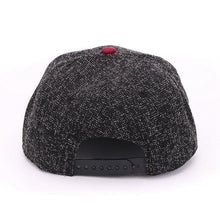 Load image into Gallery viewer, Snapback NY round triangle embroidery flat brim baseball cap