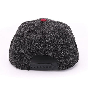 Snapback NY round triangle embroidery flat brim baseball cap