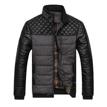 Load image into Gallery viewer, PU Patchwork Designer Jackets