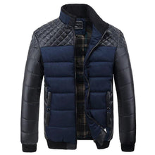 Load image into Gallery viewer, PU Patchwork Designer Jackets