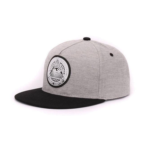 Classic 5 panels 3D snapback baseball cap