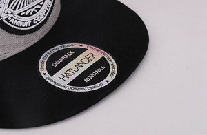 Classic 5 panels 3D snapback baseball cap