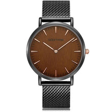 Load image into Gallery viewer, Stainless steel ultra thin quartz-watch