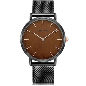 Stainless steel ultra thin quartz-watch
