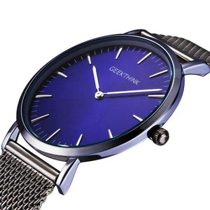 Stainless steel ultra thin quartz-watch