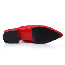 Load image into Gallery viewer, Bird Print Low Heel Mules