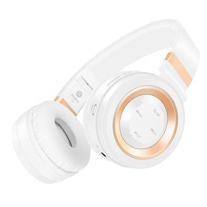 Wireless Bluetooth Headphone With FM Radio + Mic, Supports TF Card