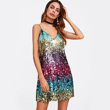 Charger l&#39;image dans la galerie, Sequin A Line Mini Cami Dress