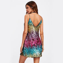 Charger l&#39;image dans la galerie, Sequin A Line Mini Cami Dress