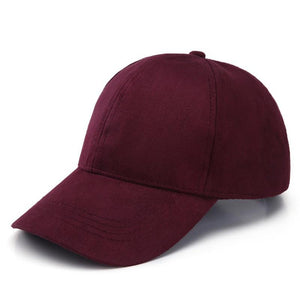 Fashion Suede Snapback Baseball Cap