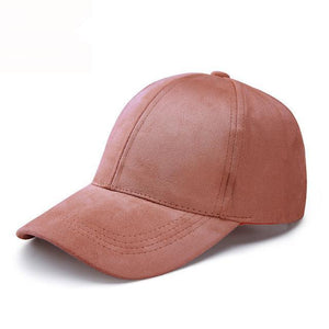 Fashion Suede Snapback Baseball Cap