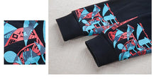 Load image into Gallery viewer, Printed Long Sleeve  O-neck Pullover