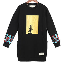 Load image into Gallery viewer, Printed Long Sleeve  O-neck Pullover