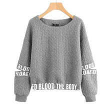 Load image into Gallery viewer, Grey Drop Shoulder Cut Sleeve Quilted Pullover