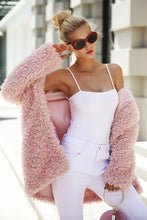 Load image into Gallery viewer, Faux Fur Long Casual Coat