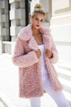 Load image into Gallery viewer, Faux Fur Long Casual Coat