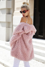 Load image into Gallery viewer, Faux Fur Long Casual Coat