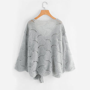 V Neckline Self Tie Knit Sweater