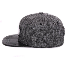 Load image into Gallery viewer, Quality linen cotton mens snapback cap