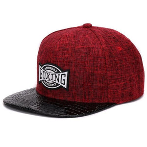 Quality linen cotton mens snapback cap