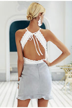 Load image into Gallery viewer, Ruffles trumpet high waist skirt