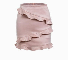 Load image into Gallery viewer, Ruffles trumpet high waist skirt