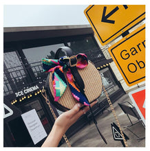 Cargar imagen en el visor de la galería, Straw Beach Bag