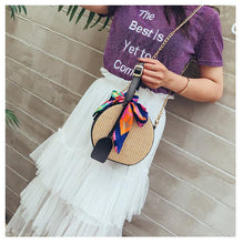 Cargar imagen en el visor de la galería, Straw Beach Bag