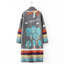 Load image into Gallery viewer, Patchwork Long Cardigan