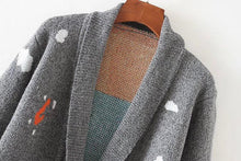 Load image into Gallery viewer, Patchwork Long Cardigan