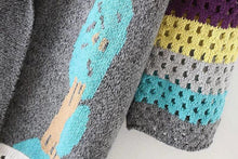 Load image into Gallery viewer, Patchwork Long Cardigan