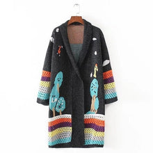 Load image into Gallery viewer, Patchwork Long Cardigan