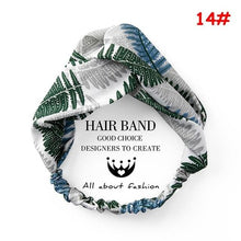 Cargar imagen en el visor de la galería, Twist Cross Floral Elastic Knotted Headband