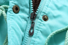 Load image into Gallery viewer, Hooded medium-long casual parka