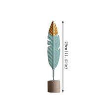Load image into Gallery viewer, Modern Feather Wooden Miniature Figurines