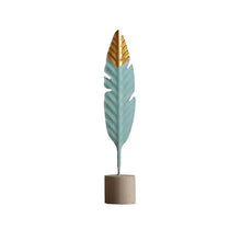 Load image into Gallery viewer, Modern Feather Wooden Miniature Figurines