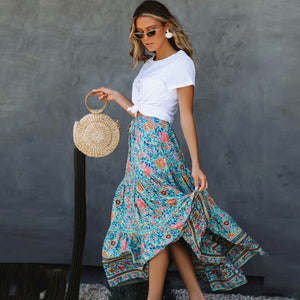 Casual Beach Maxi Skirt