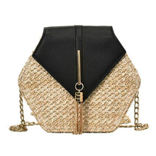 Load image into Gallery viewer, Hexagon Rattan Handmade Woven Bag